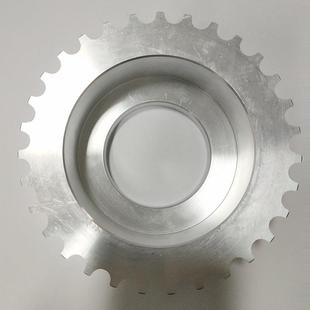 慈溪齿轮工厂铝合金材质传动汽配件同步带轮工业非标同步齿轮配件