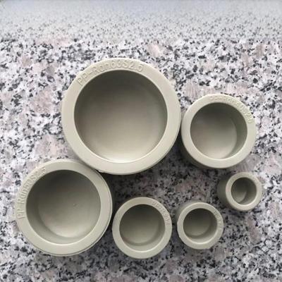 灰色Ppr管帽插头帽4点20 25 32 40 50 63 75 90 110 160水管插头