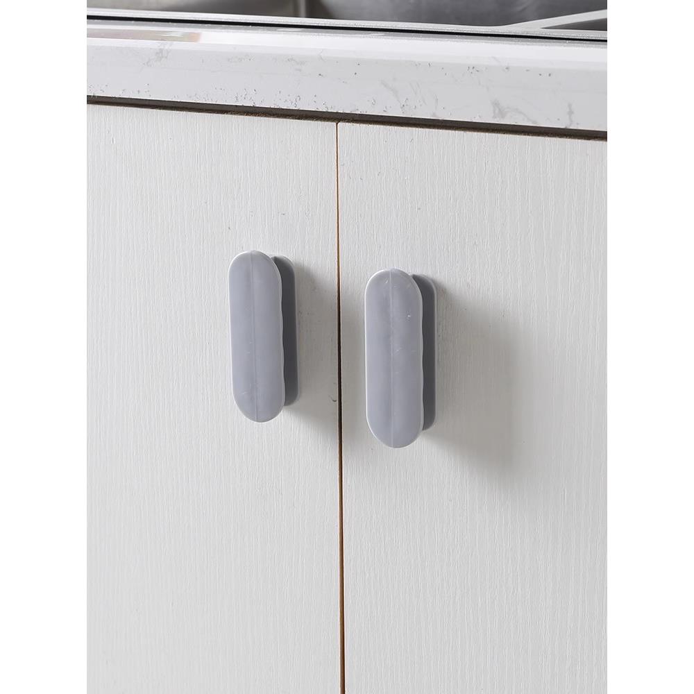 柜门抽屉拉手橱柜衣柜门玻璃门免打孔推拉移门强力粘贴门把手手柄