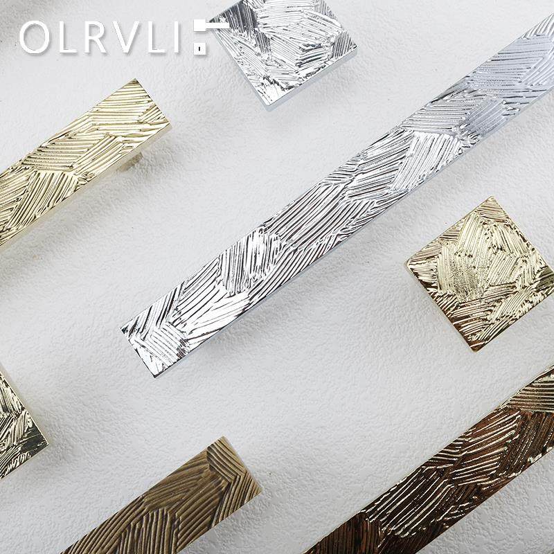 olrvli黄铜金色复古做旧古铜色古典美式柜门把手亮银色艺术小拉手