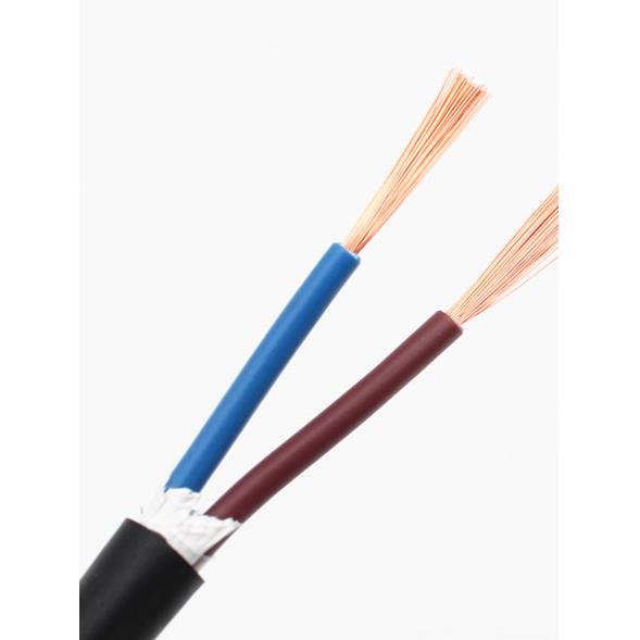 奇帆电线电缆Rvv2*0.3/0.5/0.75/1方软护国家标准全铜双芯电源线