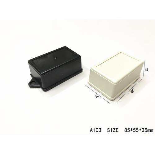 厂家直销塑料壳体电子外壳接线模块ABS公模传感器盒A103 85x55x35
