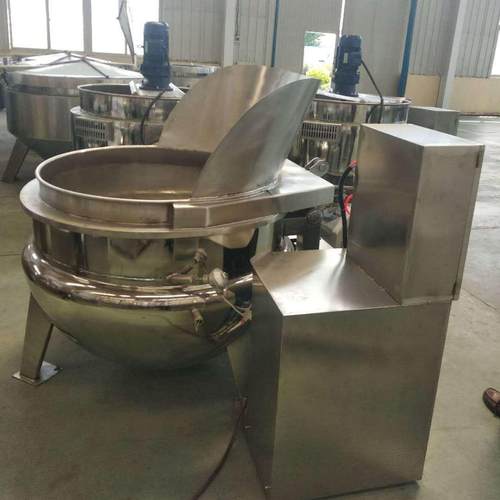 可倾式夹层锅蒸汽搅拌夹层锅多功能卤煮锅带搅拌果酱火锅底料炒制