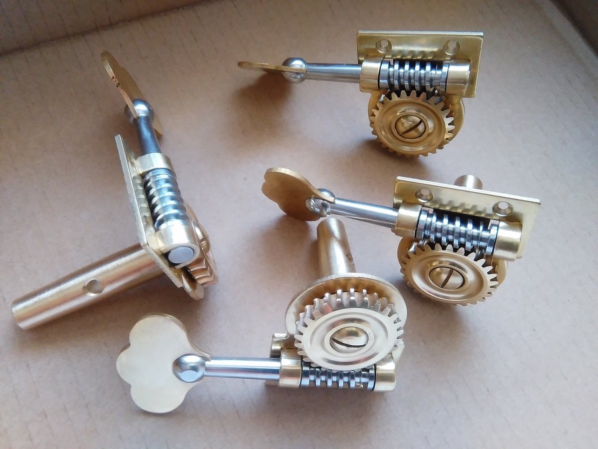 贝司轴子3/4 4/4通用 低音提琴倍大提琴 弦轴 贝司分体弦轴  旋钮