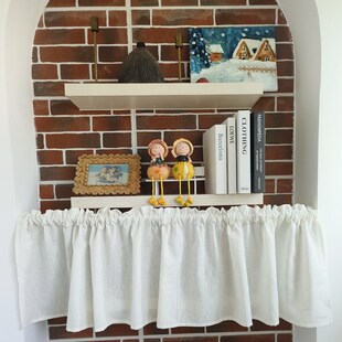 免打孔防风门帘卧室挡风隔断帘亚麻布空调衣柜厨房过道遮挡布拉帘