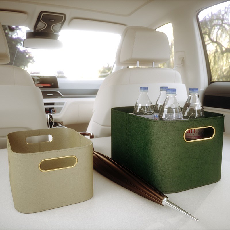 欧式轻奢大号加厚车载后备箱储物车用整理箱汽车S专用品收纳箱尾