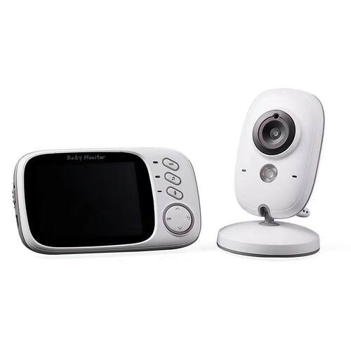 3.2寸婴儿监视器vb603语音对讲摇篮曲家用智能监护仪babymonitor