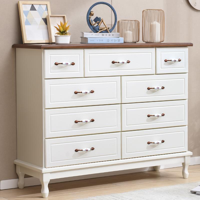 7K五斗柜简约现代卧室收纳柜子储物柜抽屉式五斗橱桌子整装美式斗