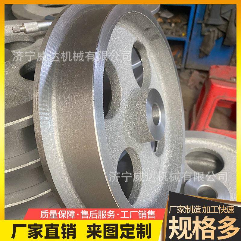 煤矿轨道用矿车轮实心空心矿车轮对铸钢铸铁轨道轮规格齐全可来图