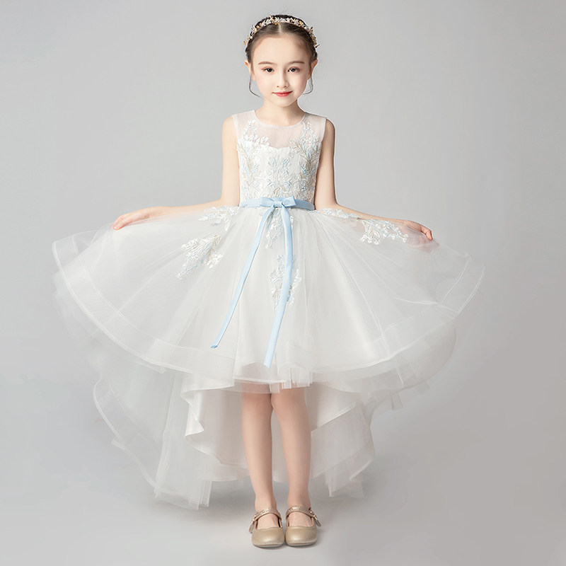 女童礼服公主裙蓬蓬纱花童白色婚纱裙儿童主持人晚礼服钢琴演出服,童装/婴儿装/亲子装,儿童礼服,淘宝优惠券,粉丝福利购,淘宝优惠卷
