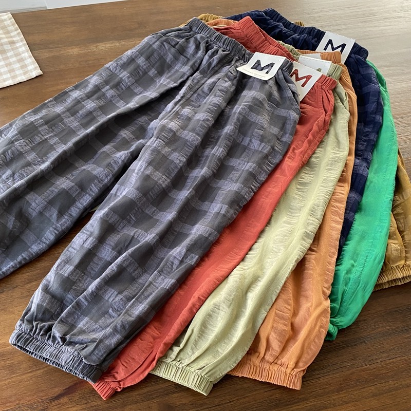 定制~宽松清凉棉皱皱纱哈伦裤 90-150男童夏季薄长裤  防晒防蚊裤,童装/婴儿装/亲子装,裤子,淘宝优惠券,粉丝福利购,淘宝优惠卷