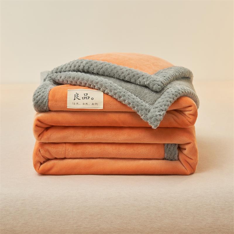 三层复合绒毛毯加厚保暖华芙绒冬季盖毯子床上用单双人儿童毛巾被