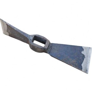 宽口镐斧铬钢半轴手工锻打锋利锛镐开荒扒树皮专用长方孔镐头劈柴