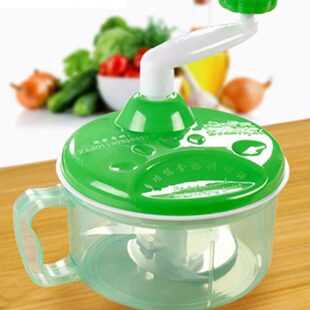 比特芙多功能碎菜机切菜器手摇蔬菜搅碎机搅蒜器手动绞馅机搅拌机