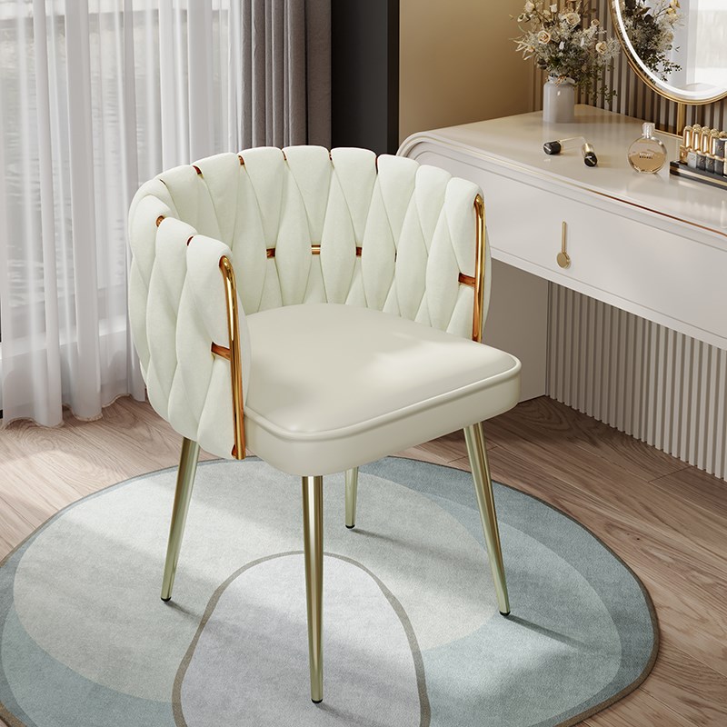 轻奢椅子美甲椅家用餐桌椅美甲A椅化妆椅梳妆椅旋转椅写字桌椅凳