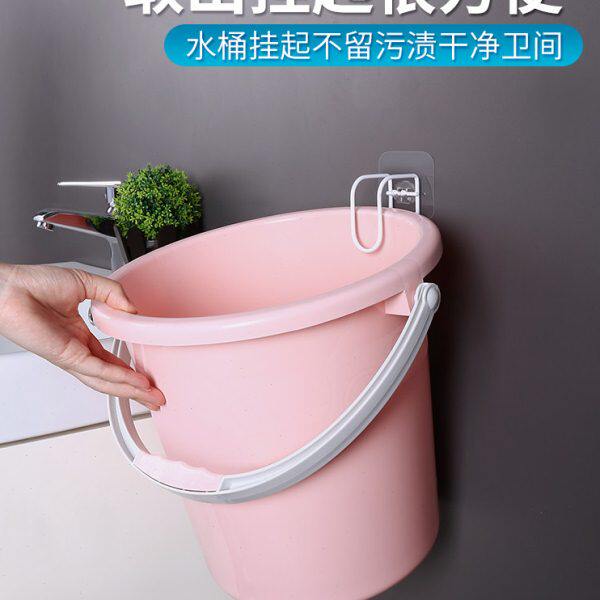 水桶收纳架神器卫生间挂桶架置物架浴室家用壁挂式厕所放桶子挂钩