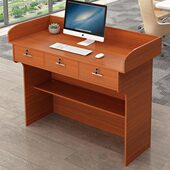 讲台讲桌学校桌校园教室演讲台会议培训讲课桌地台简约教师