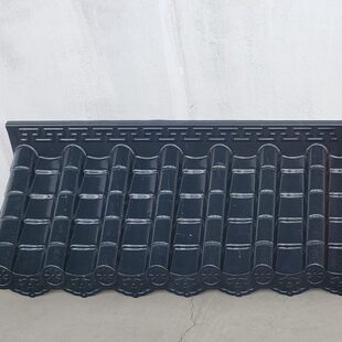 树脂一体瓦仿古屋檐瓦门头瓦s塑料瓦围墙瓦盛世虹鑫墙头瓦别墅瓦