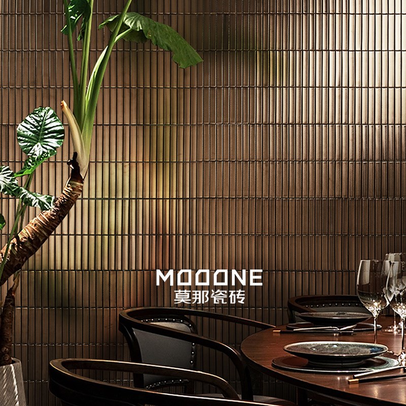 金属釉马赛克卫生间浴室墙砖咖啡店吧G台砖餐厅会所背景墙砖小瓷