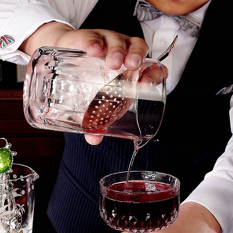 创意不锈钢冰隔滤冰器隔冰块鸡尾酒滤酒器创意酒吧调X酒过滤网工