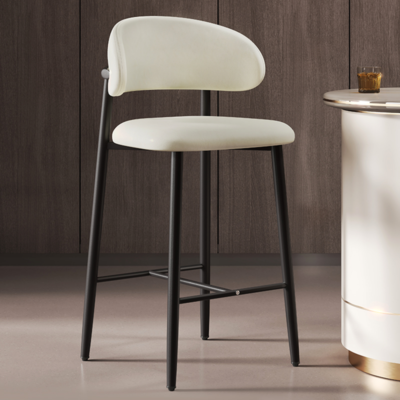 高脚椅吧椅家用轻奢风铁艺酒吧椅咖啡厅吧台凳岛台现代.简约吧台
