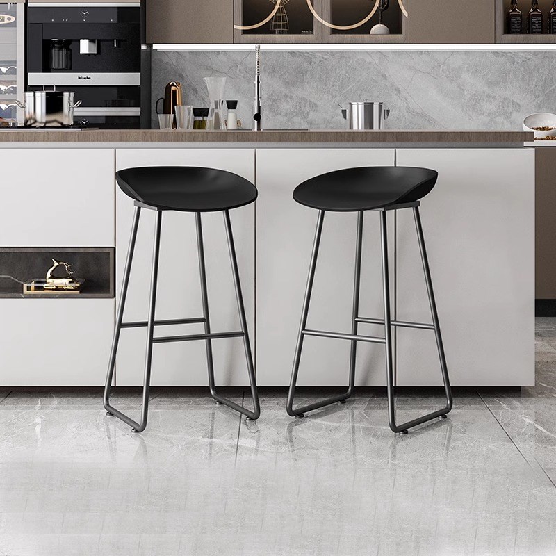 吧台椅北欧吧台凳简约现代柜台A高凳子网红酒吧椅高脚吧椅家用吧