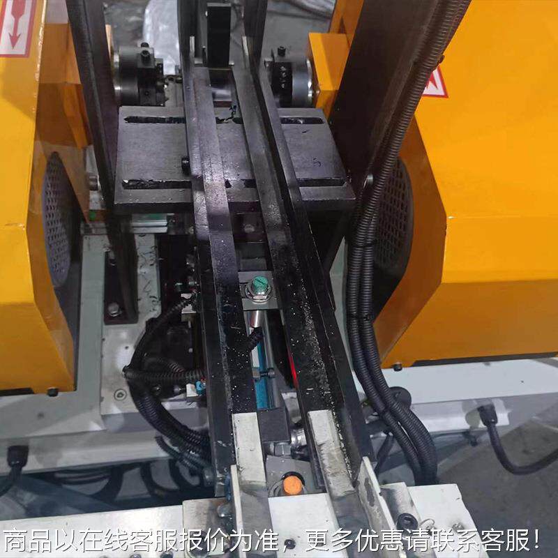 0液压双头圆BOL短料倒边角机6不锈钢管棒自动送料端面内外角修坡