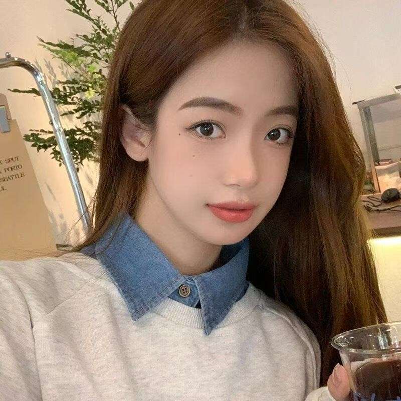 女士高级感配羊毛衫的假领子睡觉保颈椎穿空调房坎肩大衣领绒内搭图片