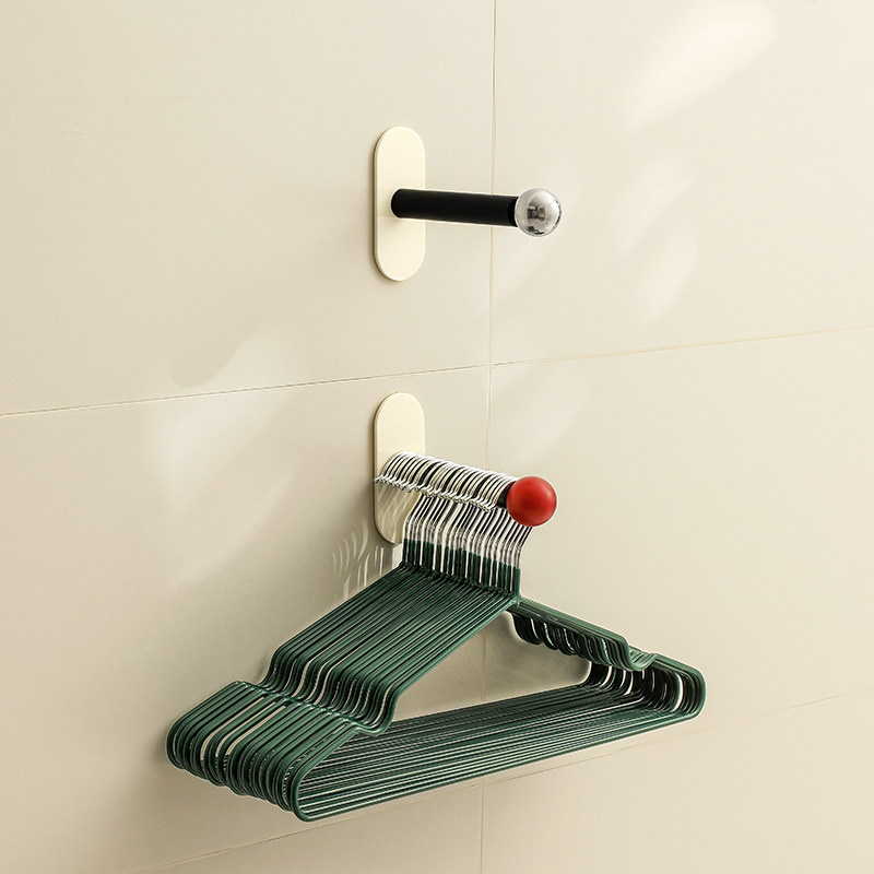 北欧创意衣架收纳架整理架免打孔收纳H神器阳台家用壁挂式墙上挂,收纳整理,衣架收纳架/盒,淘宝优惠券,粉丝福利购,淘宝优惠卷