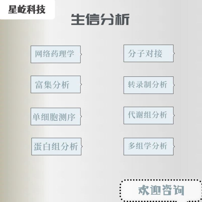 生信分析 科研疾病个性化服务 单细胞转录组多组学数据库挖掘指导