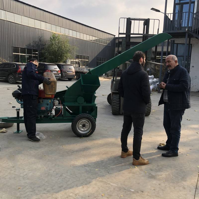 鼓式削片机 柴油移动木材粉碎机 园林树枝切片机 木头破碎机