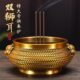 思友 铜香炉家用大号熏香盘香炉上香插香供佛线香檀香炉香薰炉