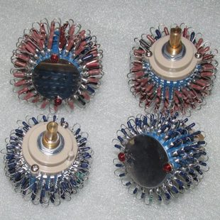 4声道音量电位器 高精度4X24档100K步进式 用美产DALE电阻装 配