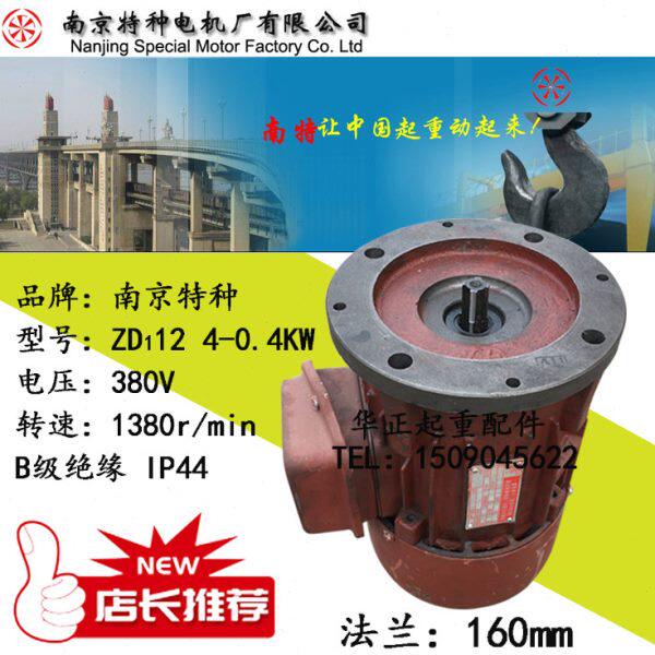 0.25T电动葫芦电机南京特种葫芦主起升锥形转子三相异步电机