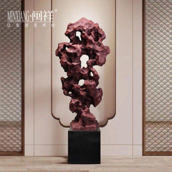 新中式中大型落地太湖石树脂文化石禅意摆件家居客厅玄关会所装饰,家居饰品,落地摆件,淘宝优惠券,粉丝福利购,淘宝优惠卷