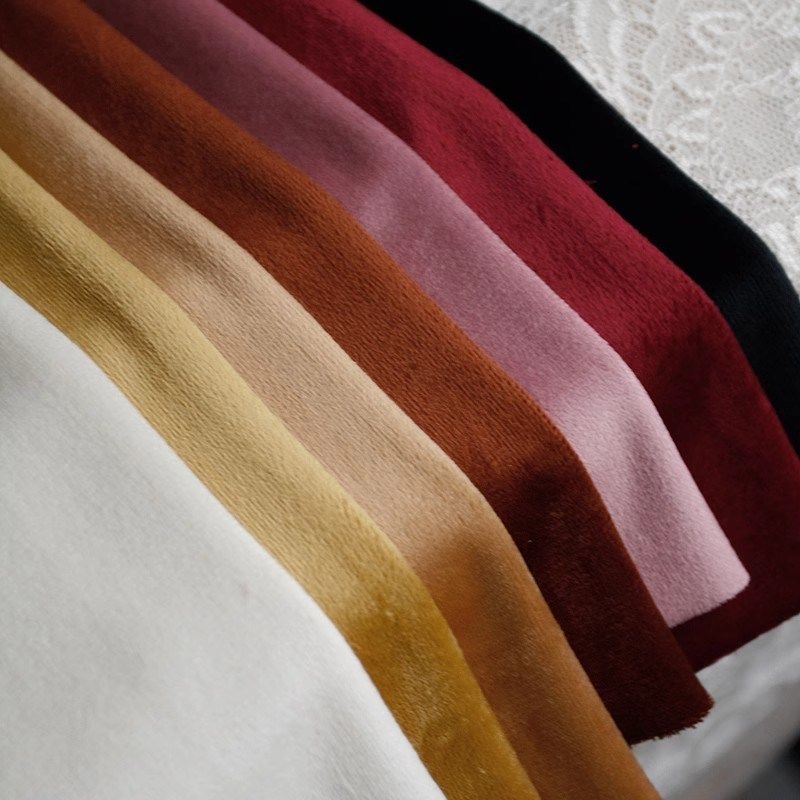 蓝骊布艺秋冬季复古纯色丝绒布料连衣裙旗袍服装面料桌布挂帘盖布,纺织面料/辅料/配套,面料/布类,淘宝优惠券,粉丝福利购,淘宝优惠卷