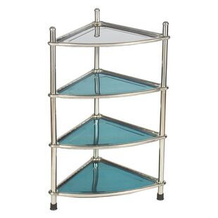 多层不锈钢脸盆架置物架浴室洗脸盆架三角架收纳架架落地加厚