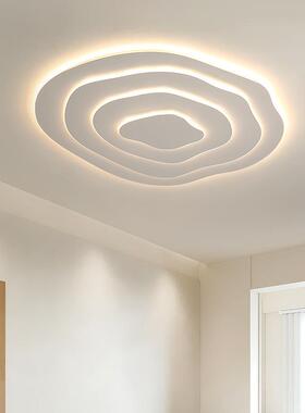 极简不规则圆吸顶灯异形led灯卧室客厅灯具大气创意现代简约灯饰