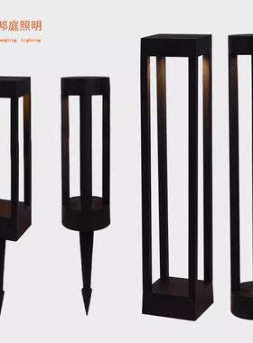 户外LED草坪灯太阳能庭院园林矮柱灯地插灯花园别墅装饰景观灯