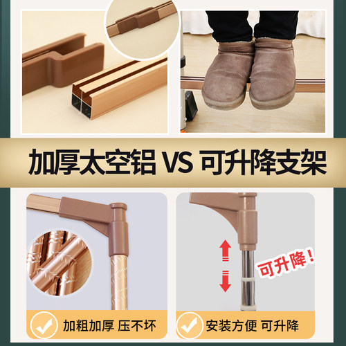 u型导轨蚊帐 2022新款高级家用新型落地纹账2021支架杆加粗加厚gr