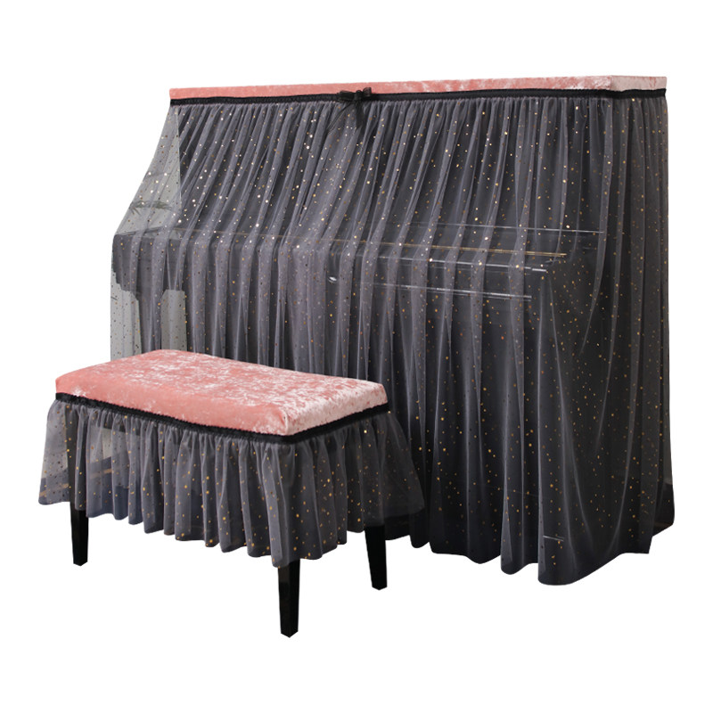 欧式高级蕾丝钢琴罩n全罩轻奢钢琴套防尘半罩现代简约琴布韩式