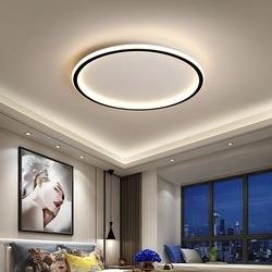 简约吸顶灯led现代时尚北欧圆形家用客厅灯创意卧室灯书房灯饰