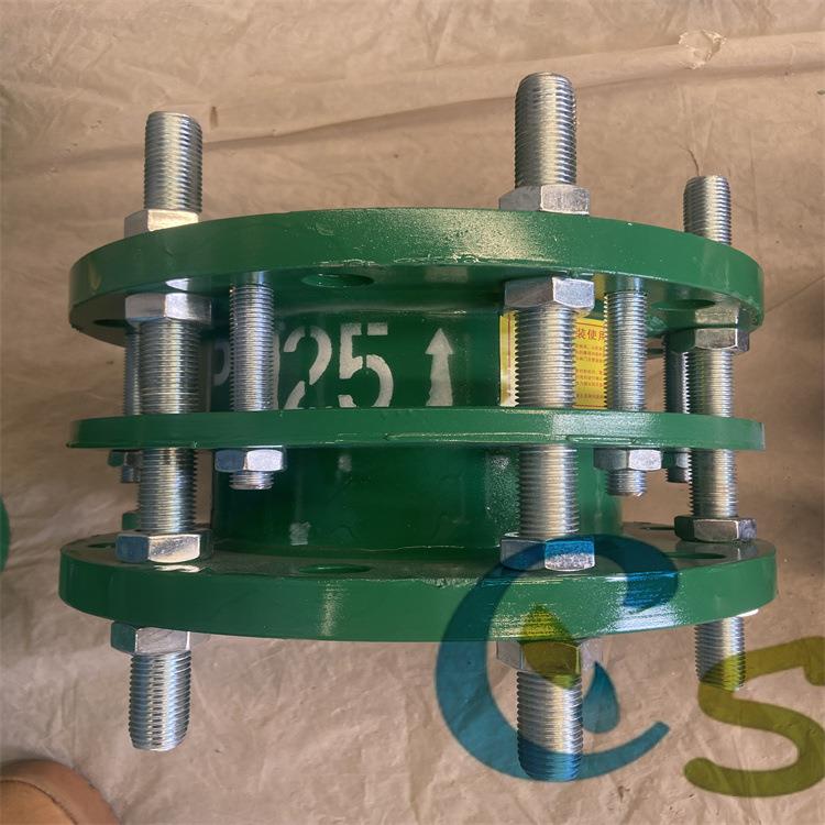 Q235材质双法兰传力接头C2F三片式传力伸缩接头管道连接适配器