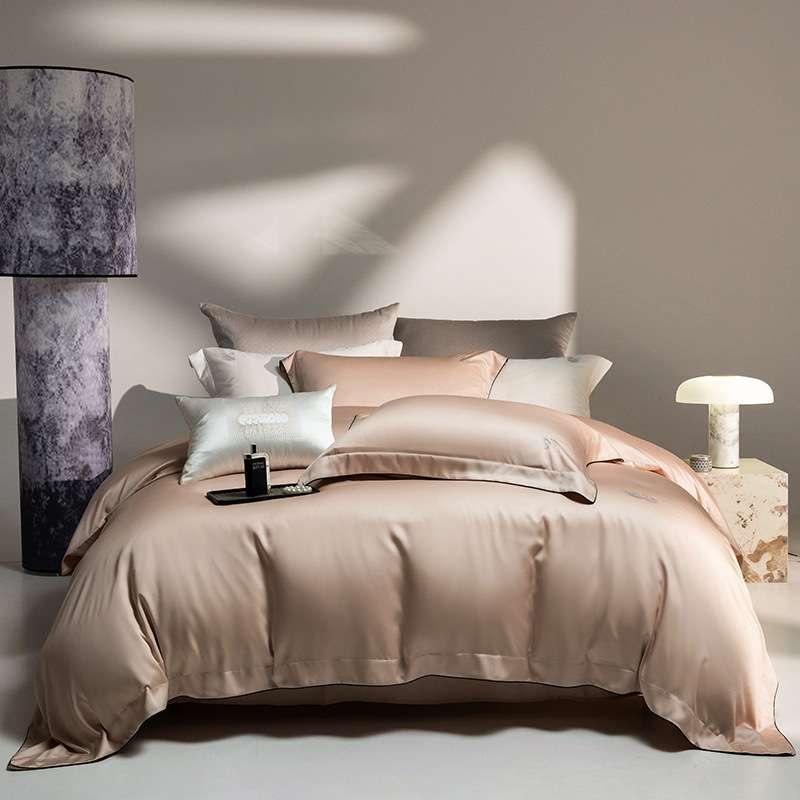 免烫抗皱天丝丨EasyCare丝滑沁凉纯正60支兰精天丝四件套天鹅烫钻