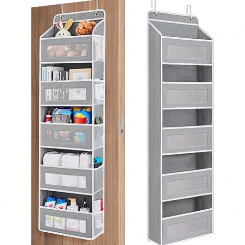 衣柜门后收纳悬挂挂袋壁挂式简约收纳袋挂墙式置物袋储物挂袋