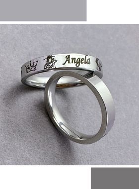 张韶涵周边戒指定制演唱会物料应援潮流百搭指环小众私人订制diy