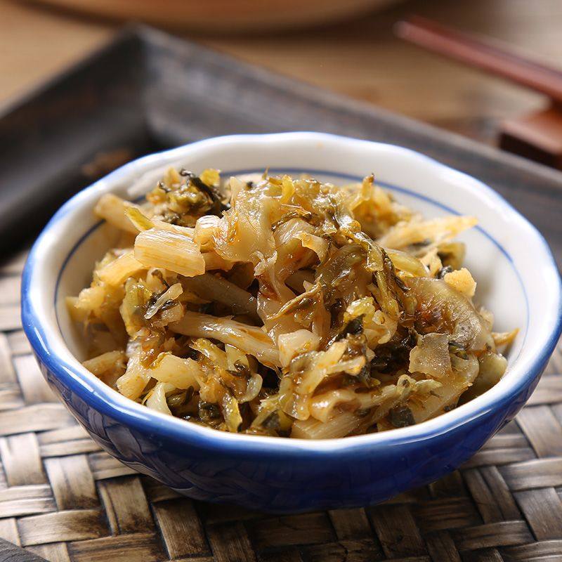 鲜吉多梅菜笋丝80g咸菜大全福建小菜酸菜开胃下饭菜雪菜榨菜开袋