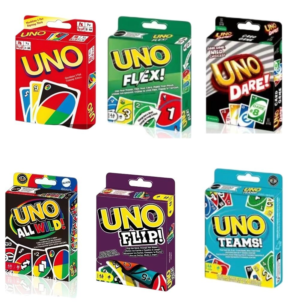 优诺FLIPUNO双面卡牌经典亲子游戏休闲聚会桌游桌面纸牌集合解压