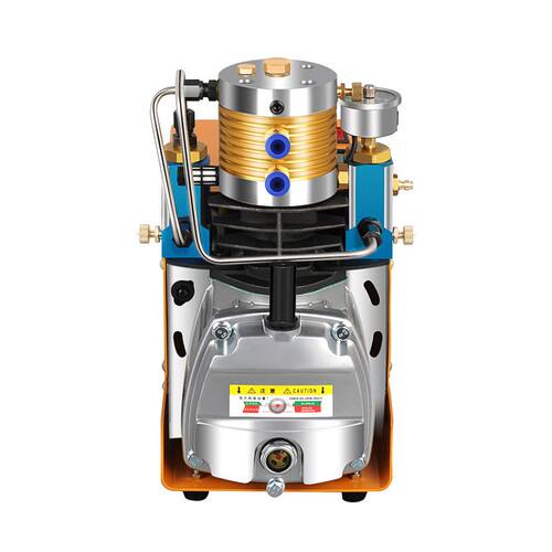 新款水冷超高压电动打气机40mpa小型单杠消防潜水打气充气泵30mpa
