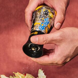 粤盐柠檬和黑胡椒海盐调味用盐50g/瓶家用现磨调味西餐牛排沙拉